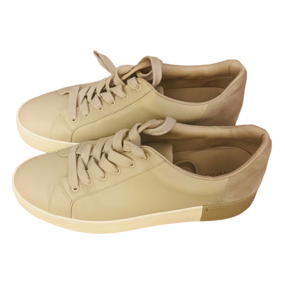 Vince Leather Sneakers Women’s Size 9 Cream